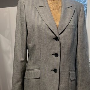 Kasper classic herringbone blazer, excellent condition.
